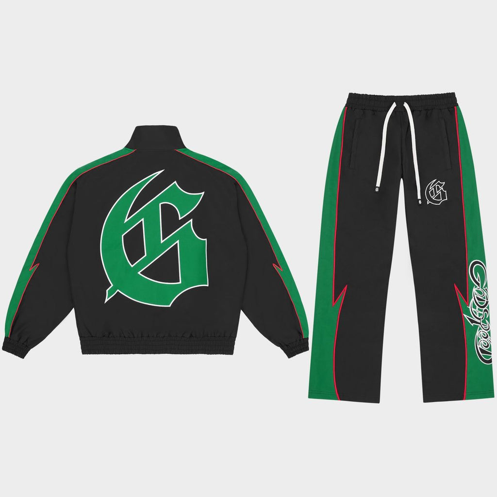 Godspeed GT Tracksuit Black Green Red