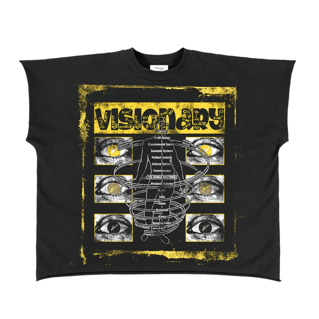 Visionary Club Tee VZNARY" HIGH FREQUENCY " CUT OFF