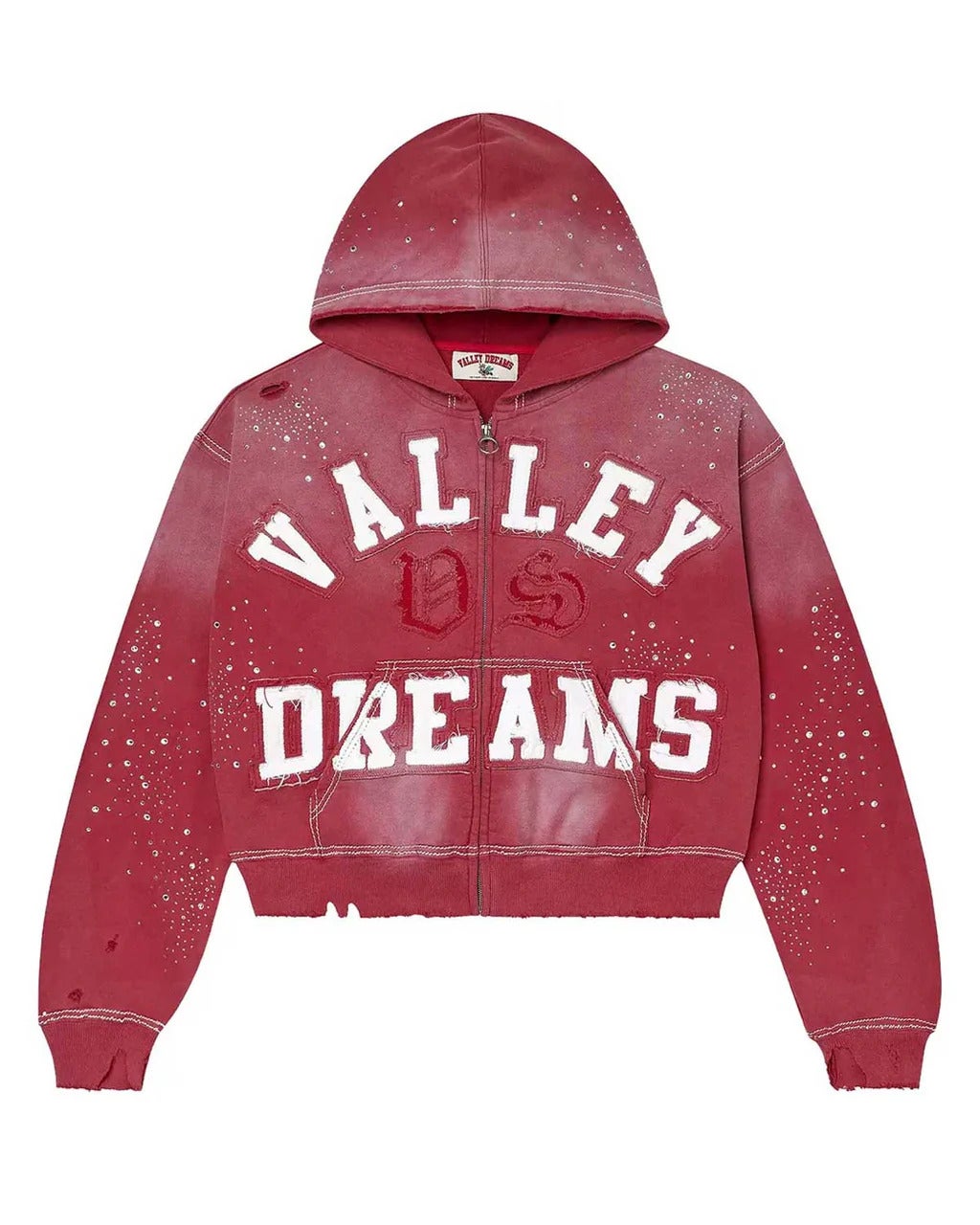 Vale Forever Hoodie Ruby Red Classico Zip Up