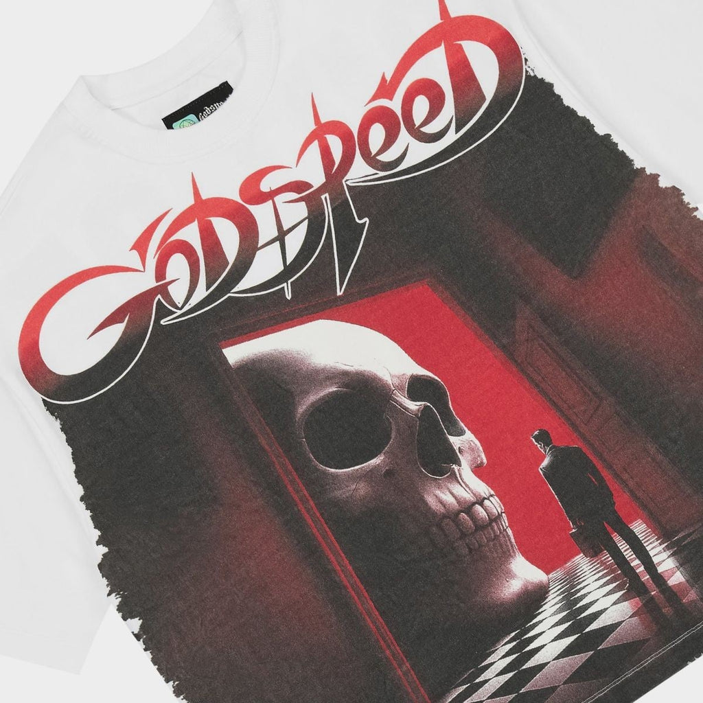 Godspeed Tee Fate's Doorstep Snow