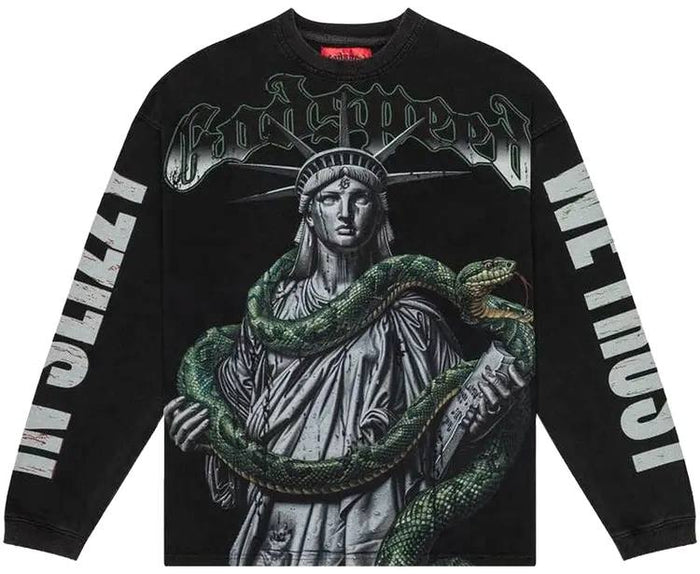 Godspeed Tee Longsleeve Top 5 Slizzy Black