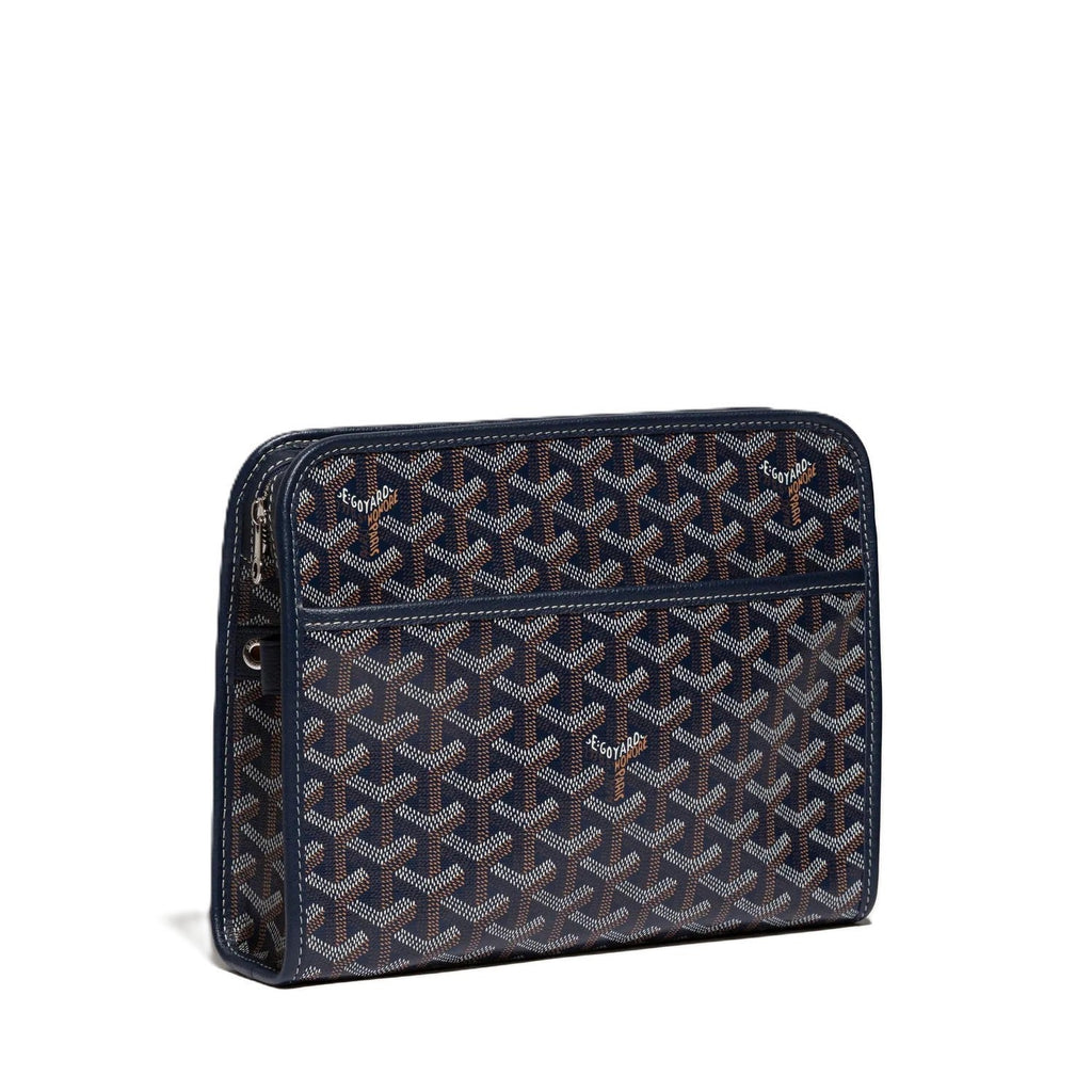 goyard Navy Jouvence MM Toiletry Bag preowned