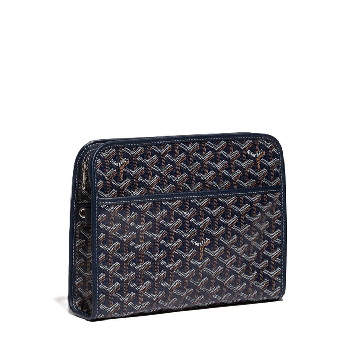 Goyard Navy Jouvence MM Toiletry Bag Preowned