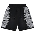 Lost Shdws Sweat Shorts Black Graphic