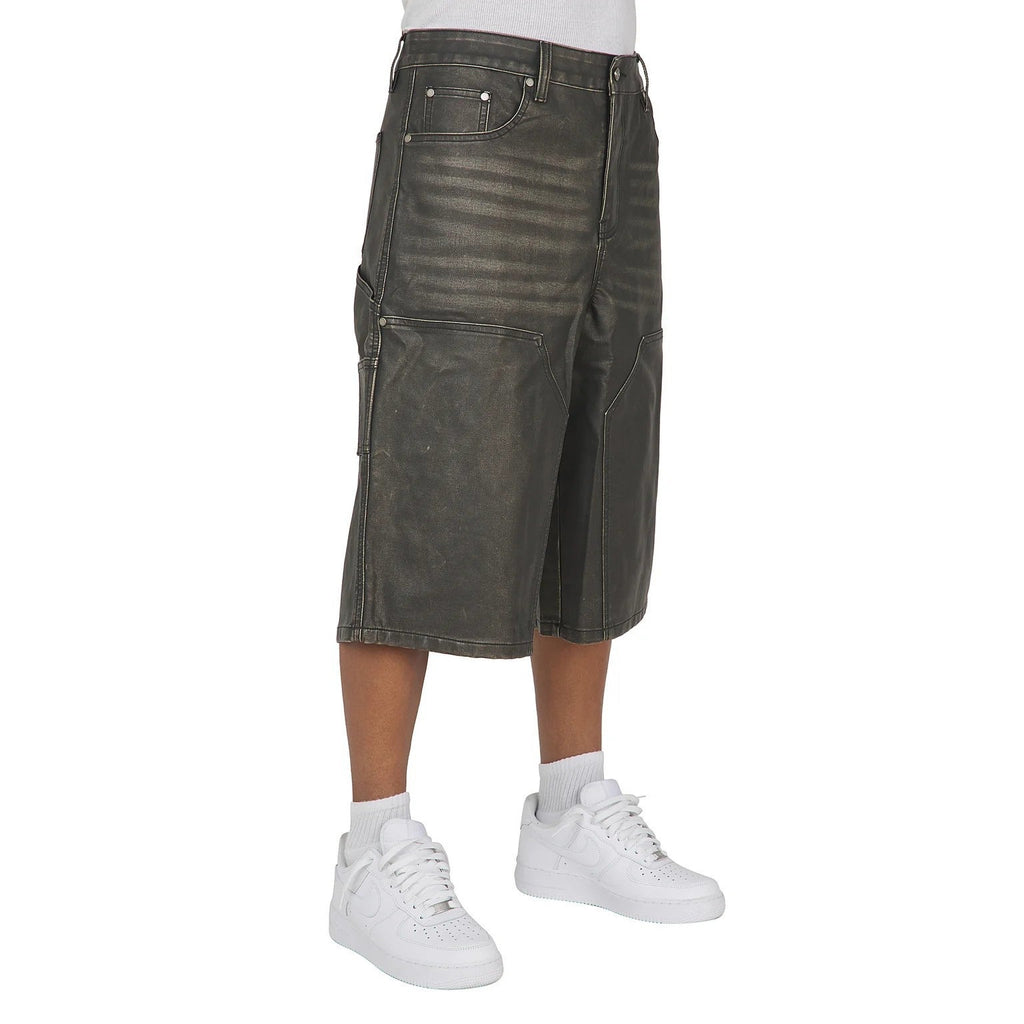 Boredom Kills BK Leather Shorts