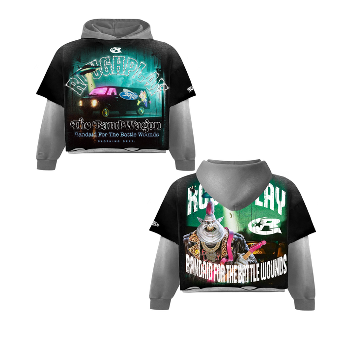 Roughplay Bandwagon Blue T-Shirt Hoodie