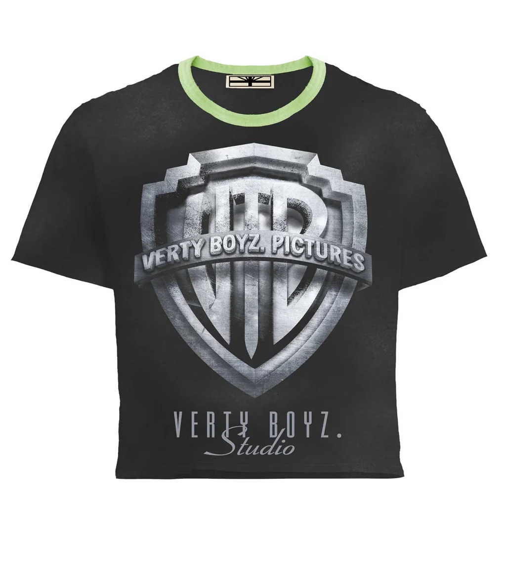 Vertabrae Tee Black Vert Studios