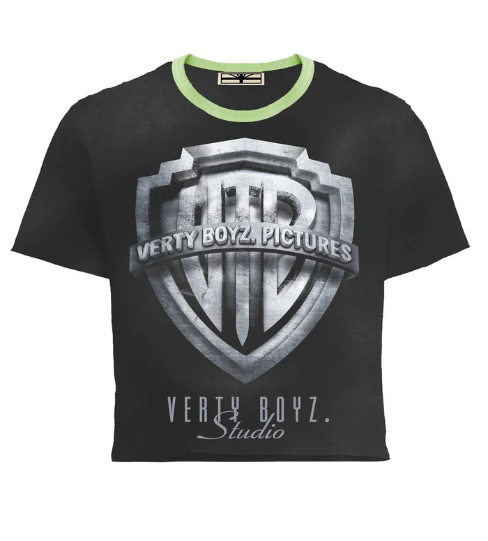 Vertabrae Tee Black Vert Studios