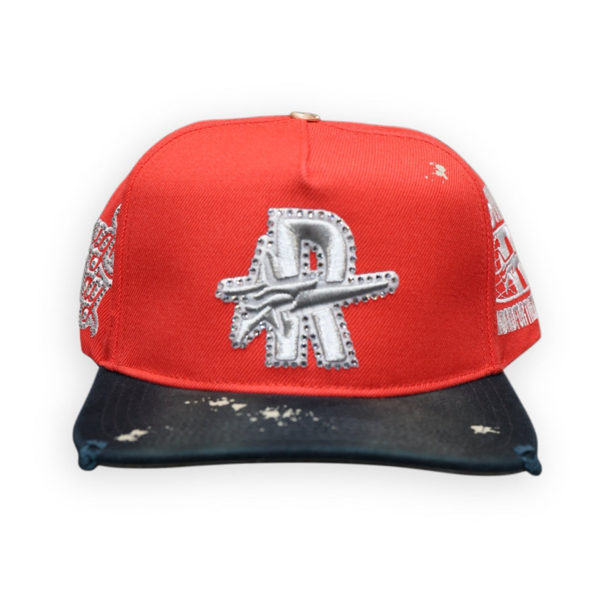 Roughplay Hat R Logo Vintage Red Silver
