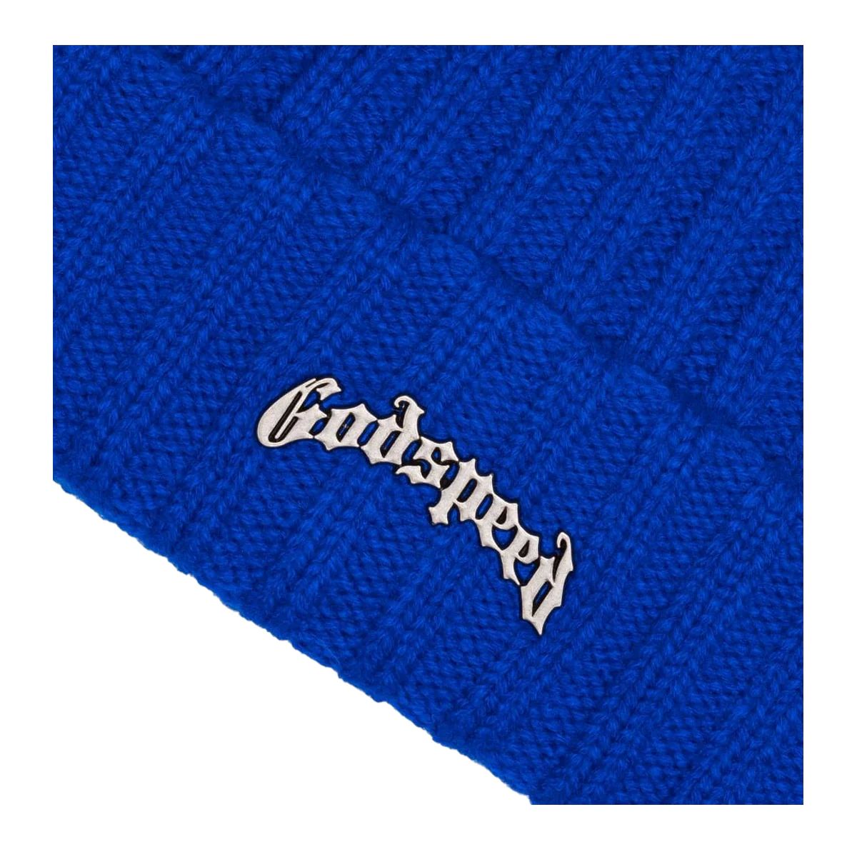 Godspeed Og Logo Emblem Beanie Cobalt Blue