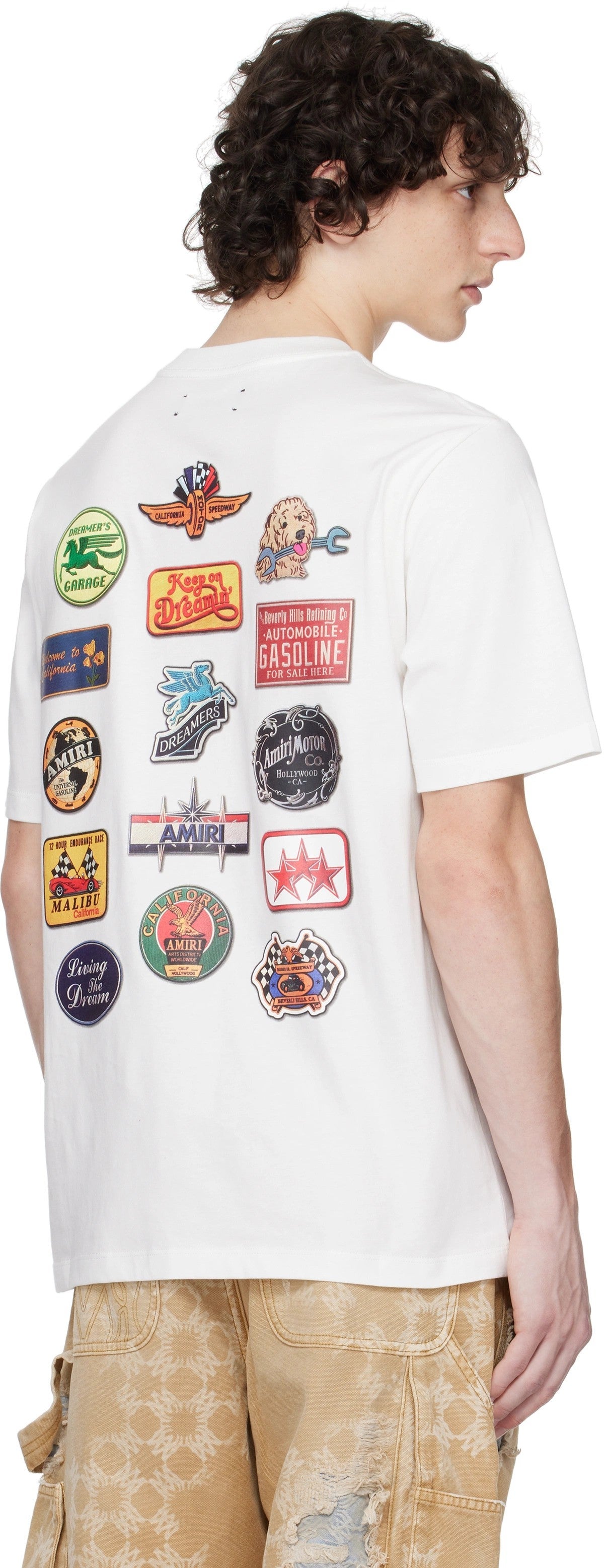 Amiri Tee Station Patch White