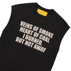 WSC Tee Veins Diamond Sleeveless Black