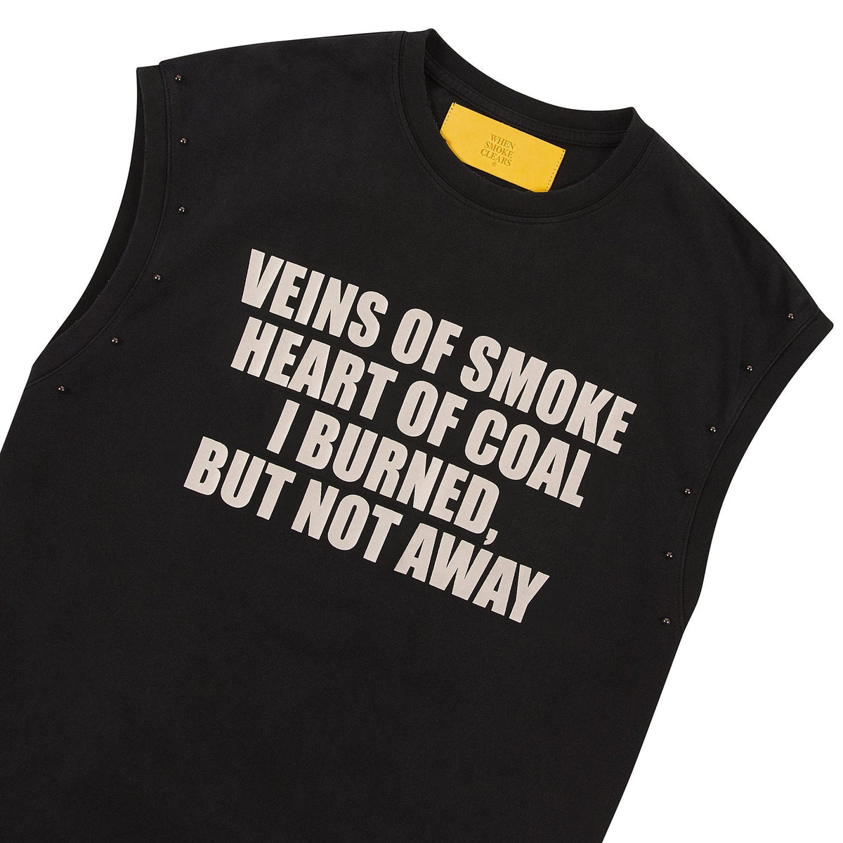 WSC Tee Veins Diamond Sleeveless Black