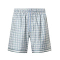 AMIRI Swim Shorts MA Quad Dusty Blue
