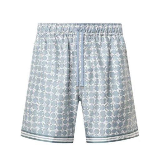 AMIRI Swim Shorts MA Quad Dusty Blue
