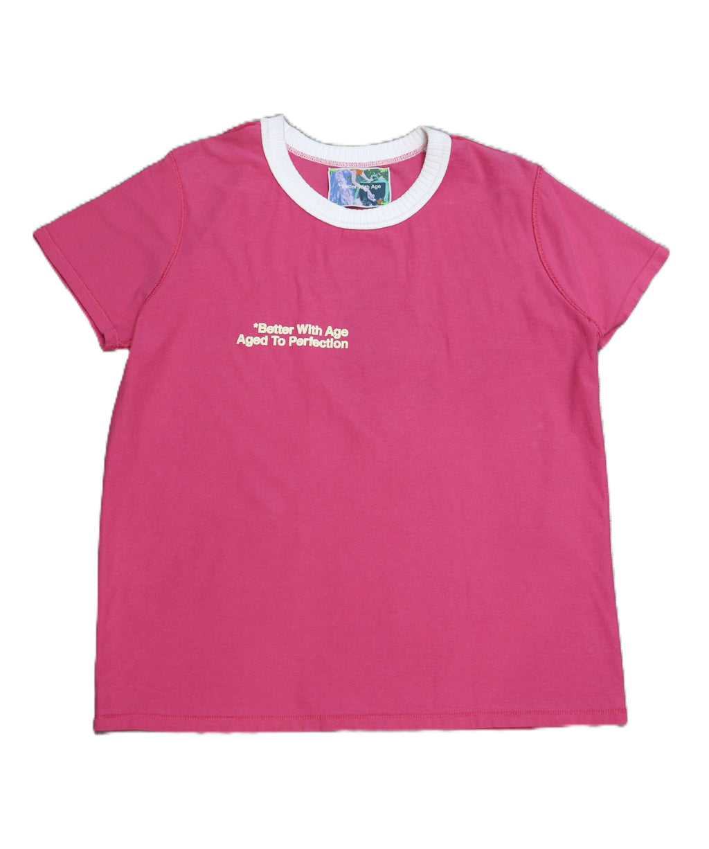 Better With Age Tee Pink Savior