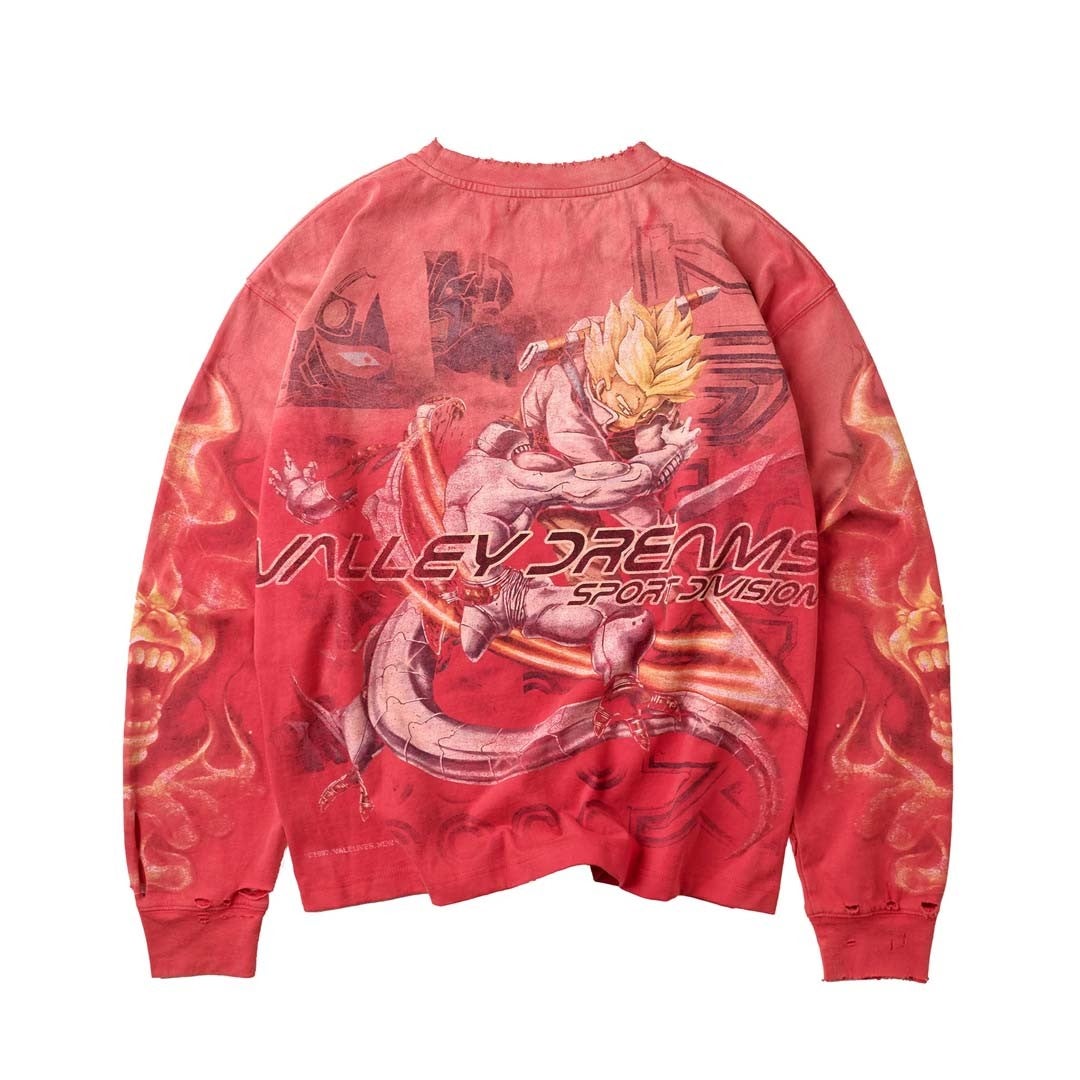 Vale Forever Faded Red Budokai Long Sleeve Tee