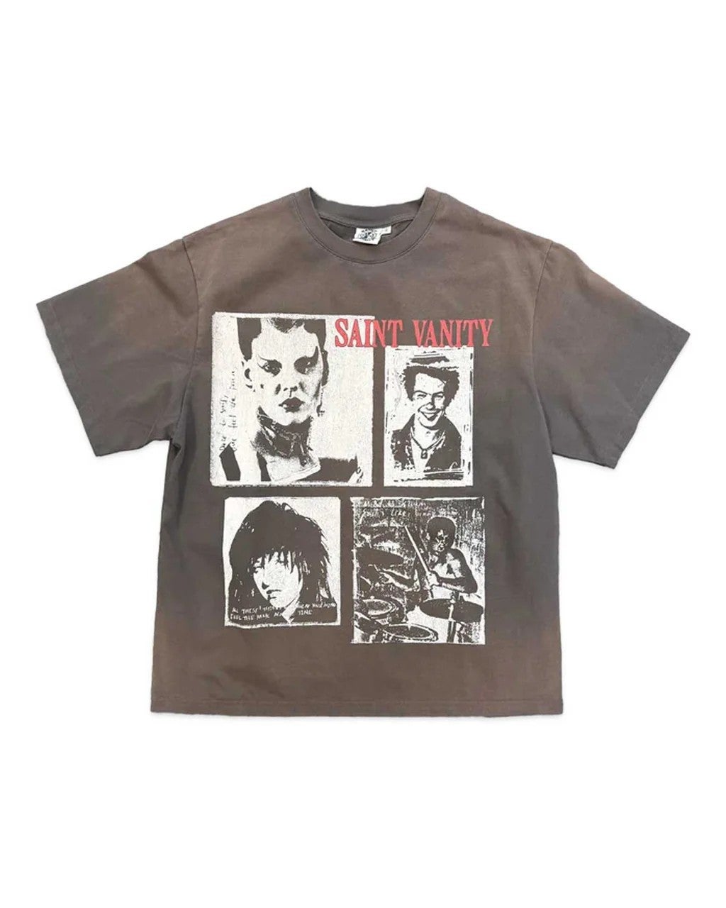 Saint Vanity Tee Rockstar Grey