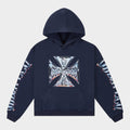 Godspeed Chrome MOTTO Hoodie Navy Wash