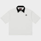Godspeed Crest Polo Victor Minimal White