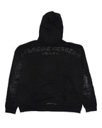 Chrome Hearts Hoodie Black Tonal Horseshoe Logo Pullover