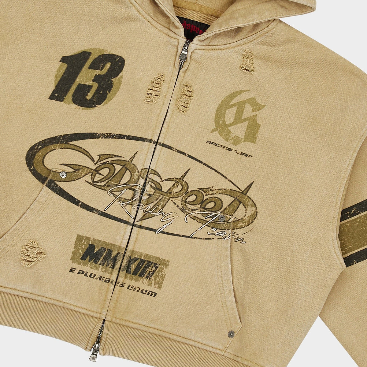 Godspeed Speedway Zip Hoodie (Sand)