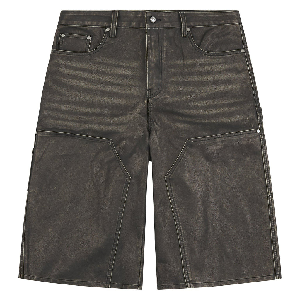 Boredom Kills BK Leather Shorts