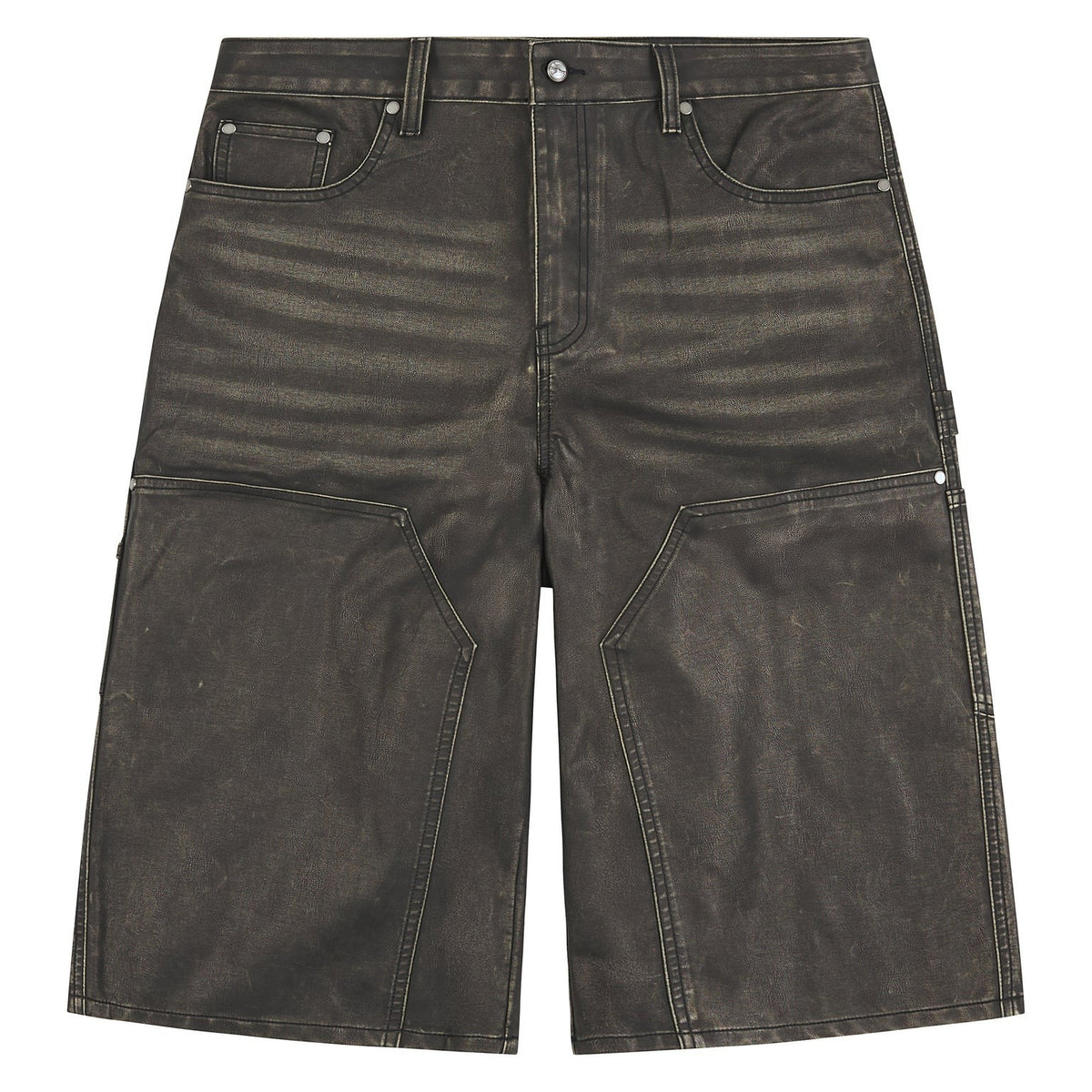 Boredom Kills BK Leather Shorts