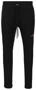 Amiri Sweatpants Black Red Core Logo
