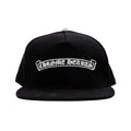 Chrome Hearts Hat Scroll Logo Baseball Denim Black