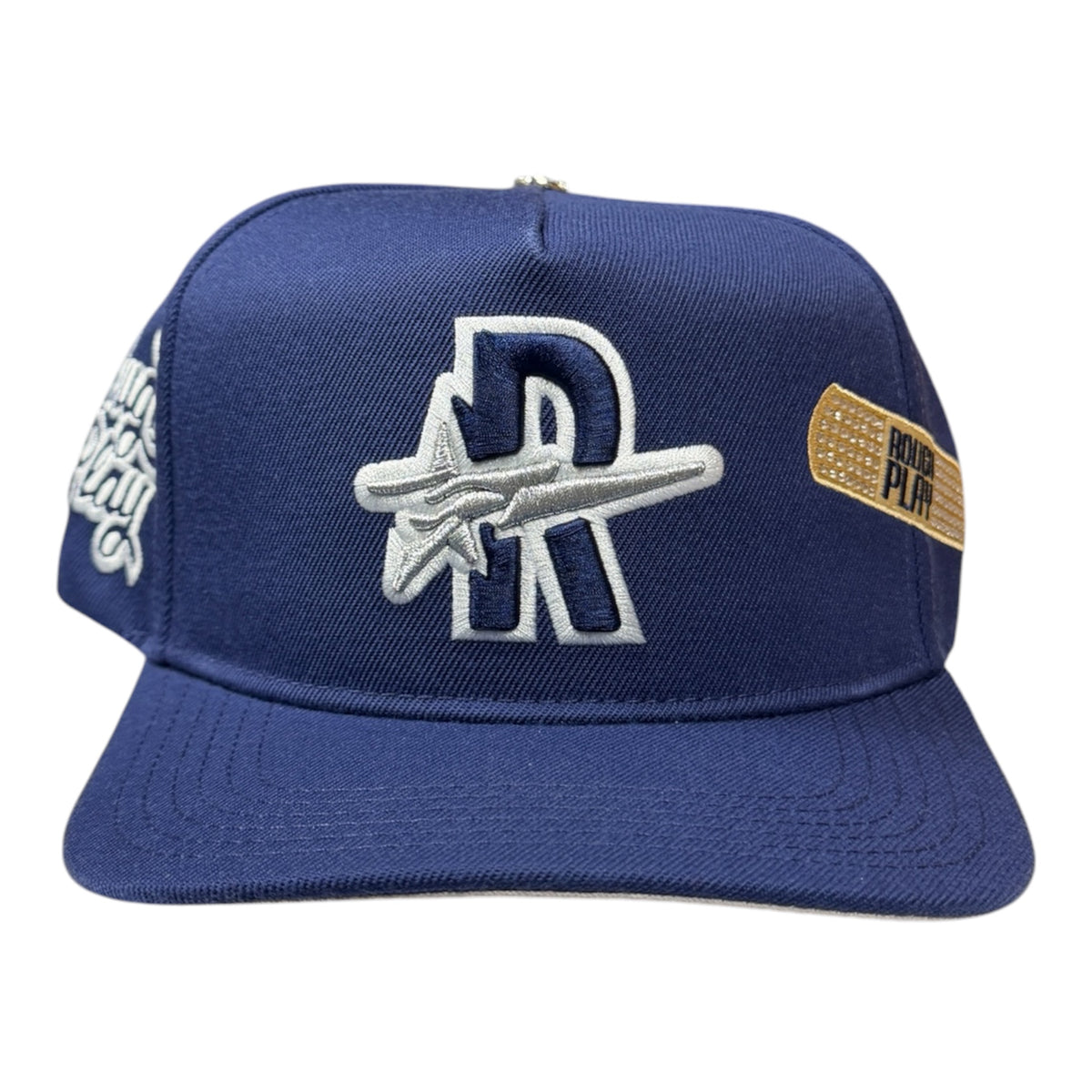 Roughplay "Bandaid" Navy Silver Hat
