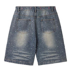 Vale Forever Shorts Iced Out Dreams Mid Blue Pink