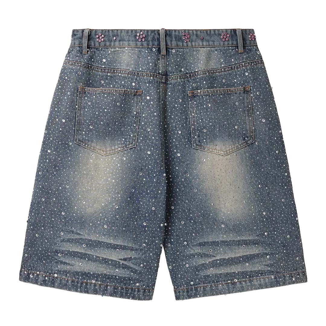 Vale Forever Shorts Iced Out Dreams Mid Blue Pink