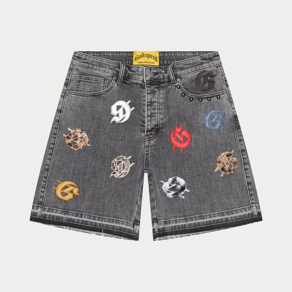 Godspeed Infinity Shorts Grey Multicolor