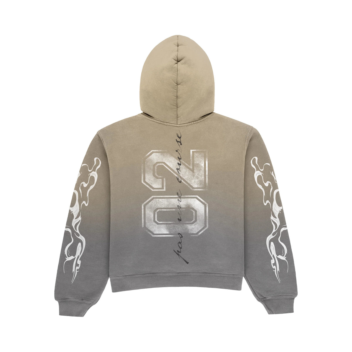 Visionary Club Hoodie Grey OVERSIZED ZIP UP