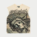 Godspeed Tee Sunken Liberty 2 Sleeveless Bone