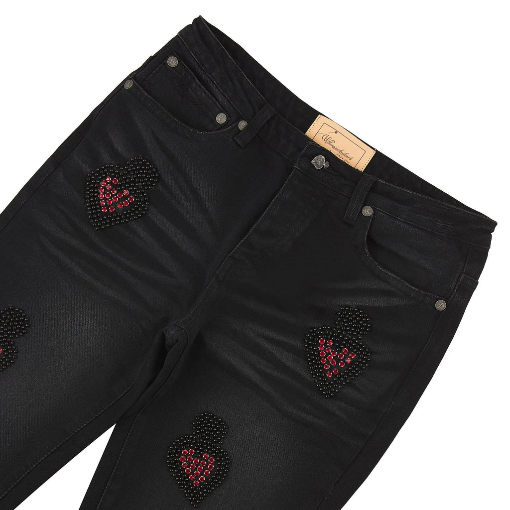 WSC Denim Diamond Black Red