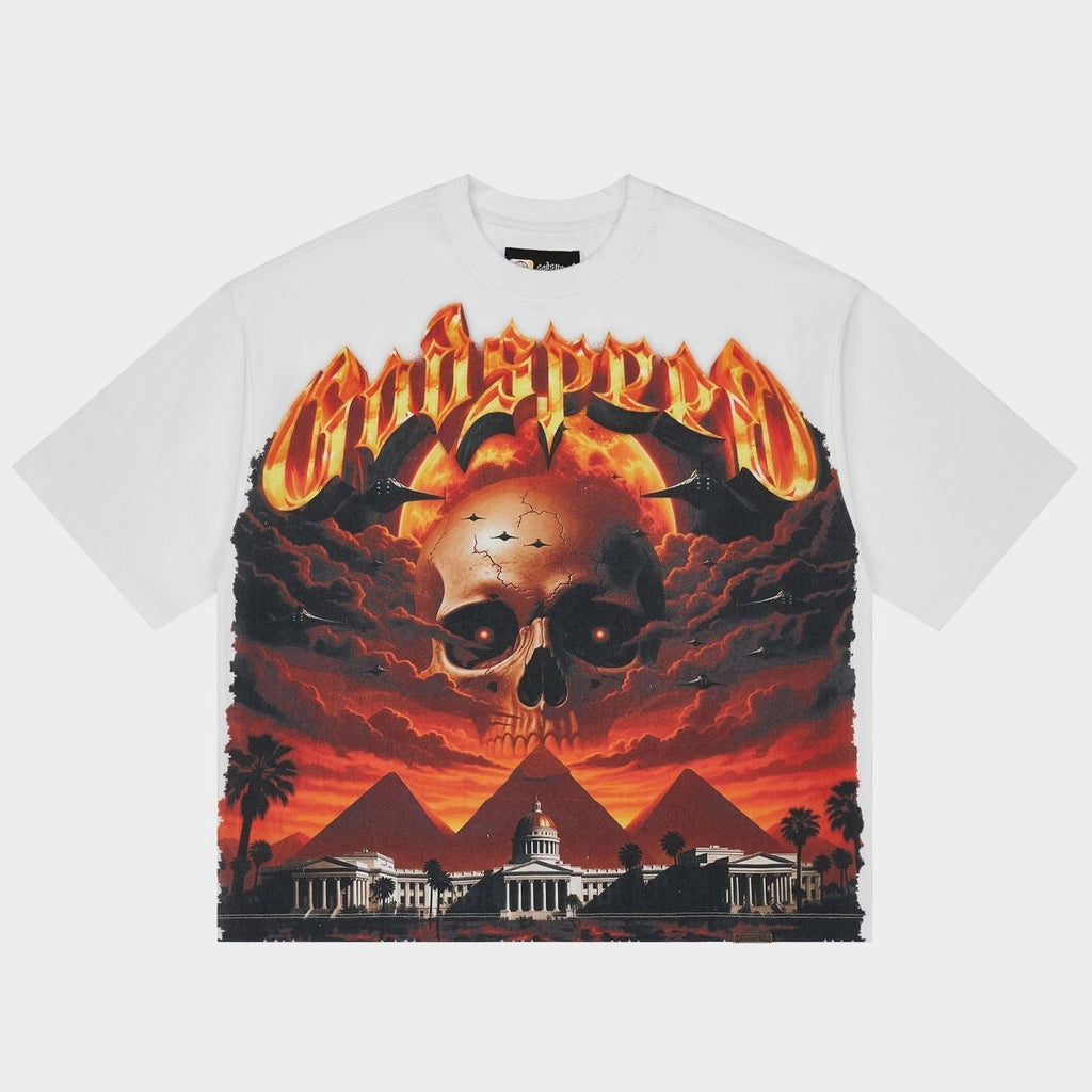 Godspeed Tee Echoes of Empire White