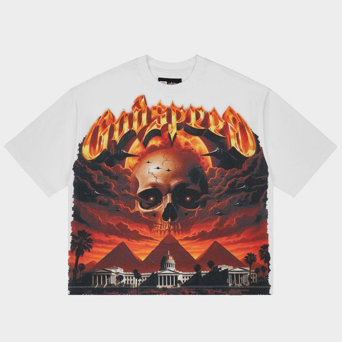 Godspeed Tee Echoes of Empire White