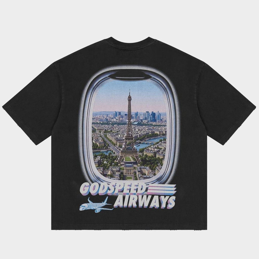 Godspeed Tee GS Air Paris Pocket-T Black