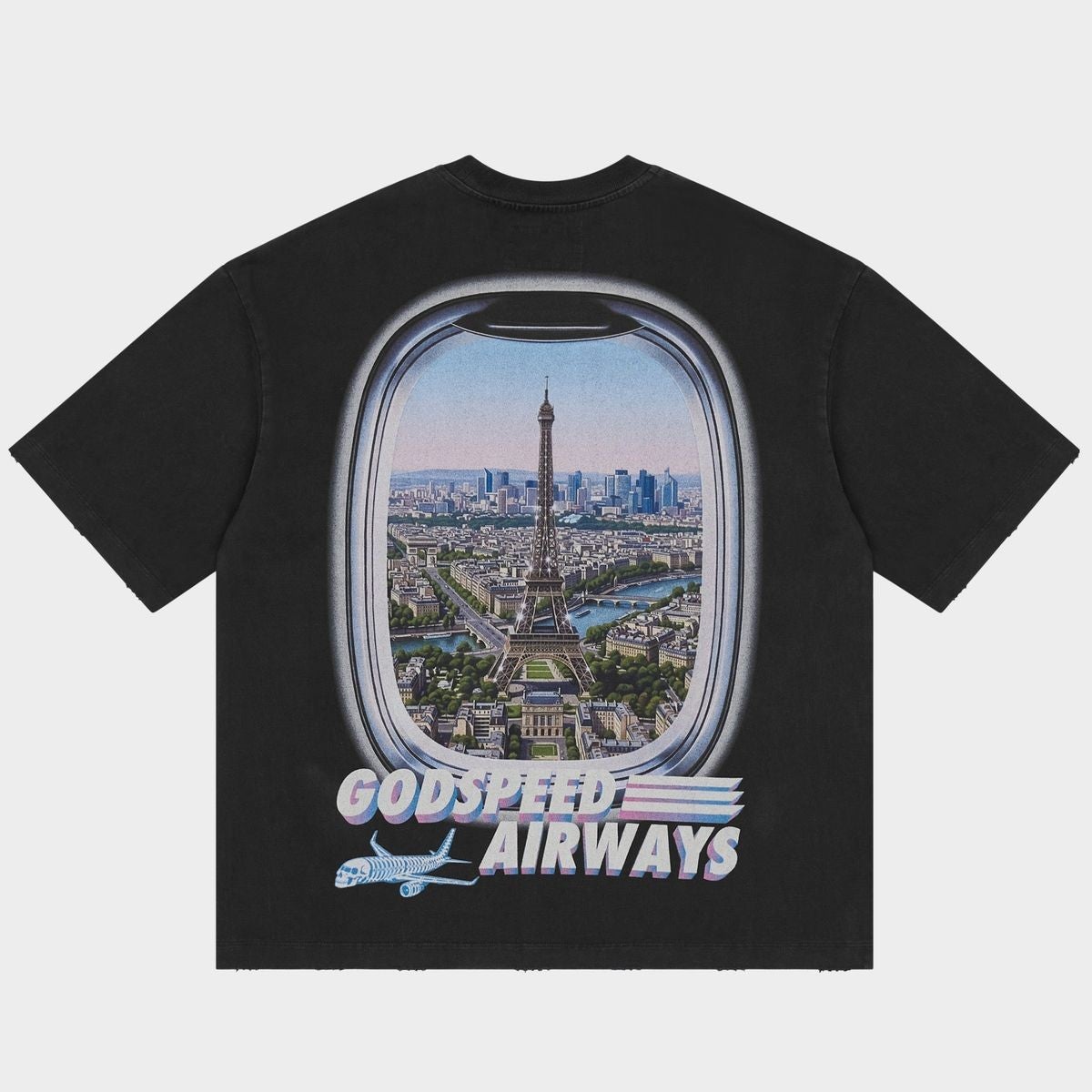 Godspeed Tee GS Air Paris Pocket-T Black