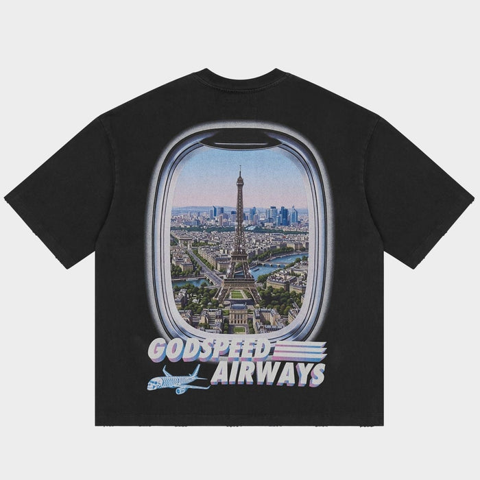 Godspeed Tee GS Air Paris Pocket-T Black