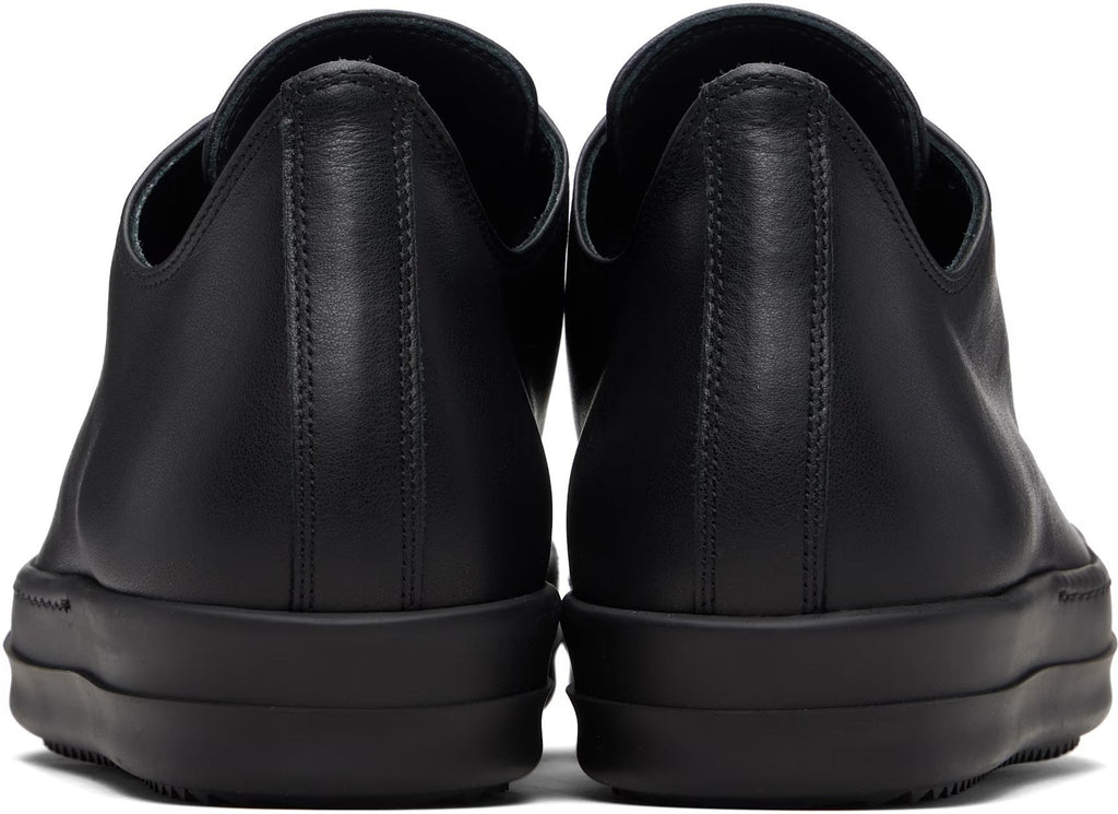 Rick Owens Low All Black Temple Sneakers
