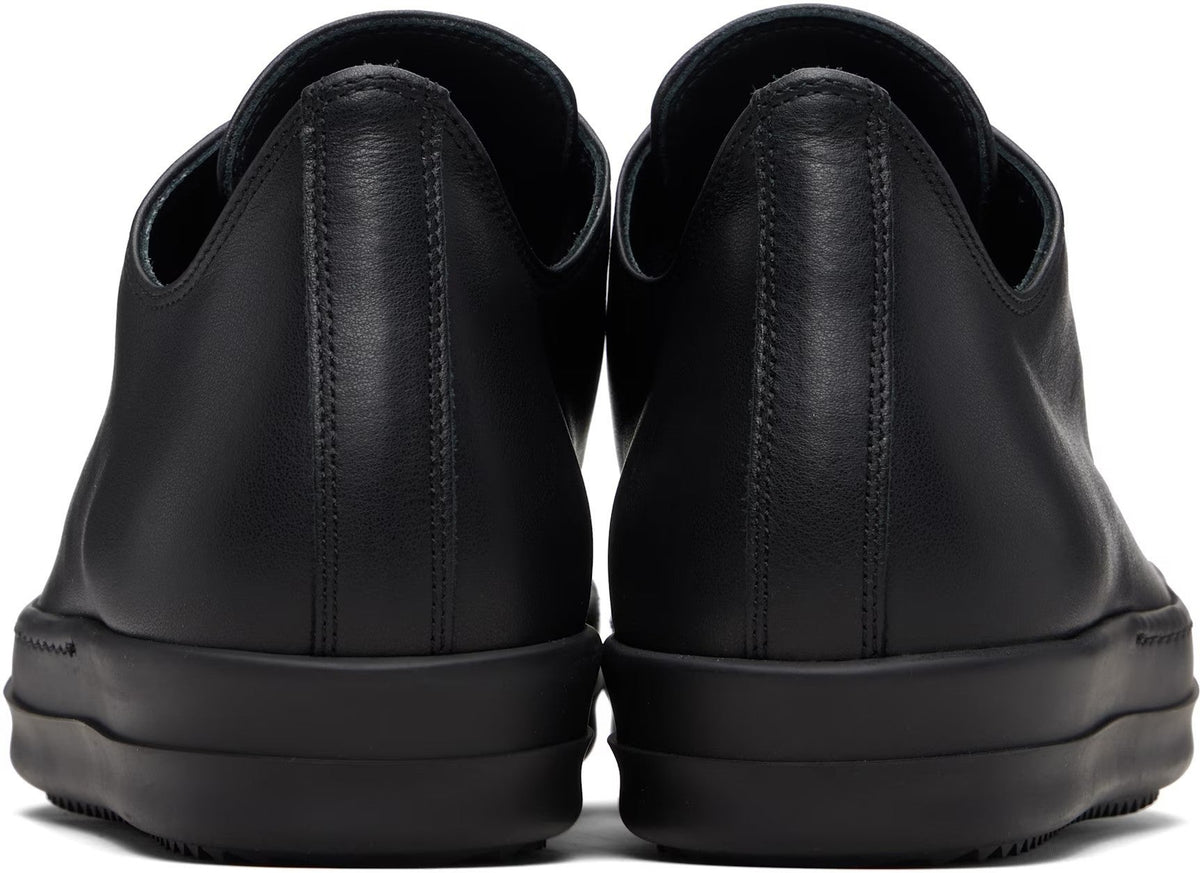 Rick Owens Low All Black Temple Sneakers