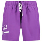 Amiri Swim Shorts Ma Bar Purple White
