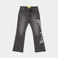 GODSPEED OG Logo Flared Denim Black White