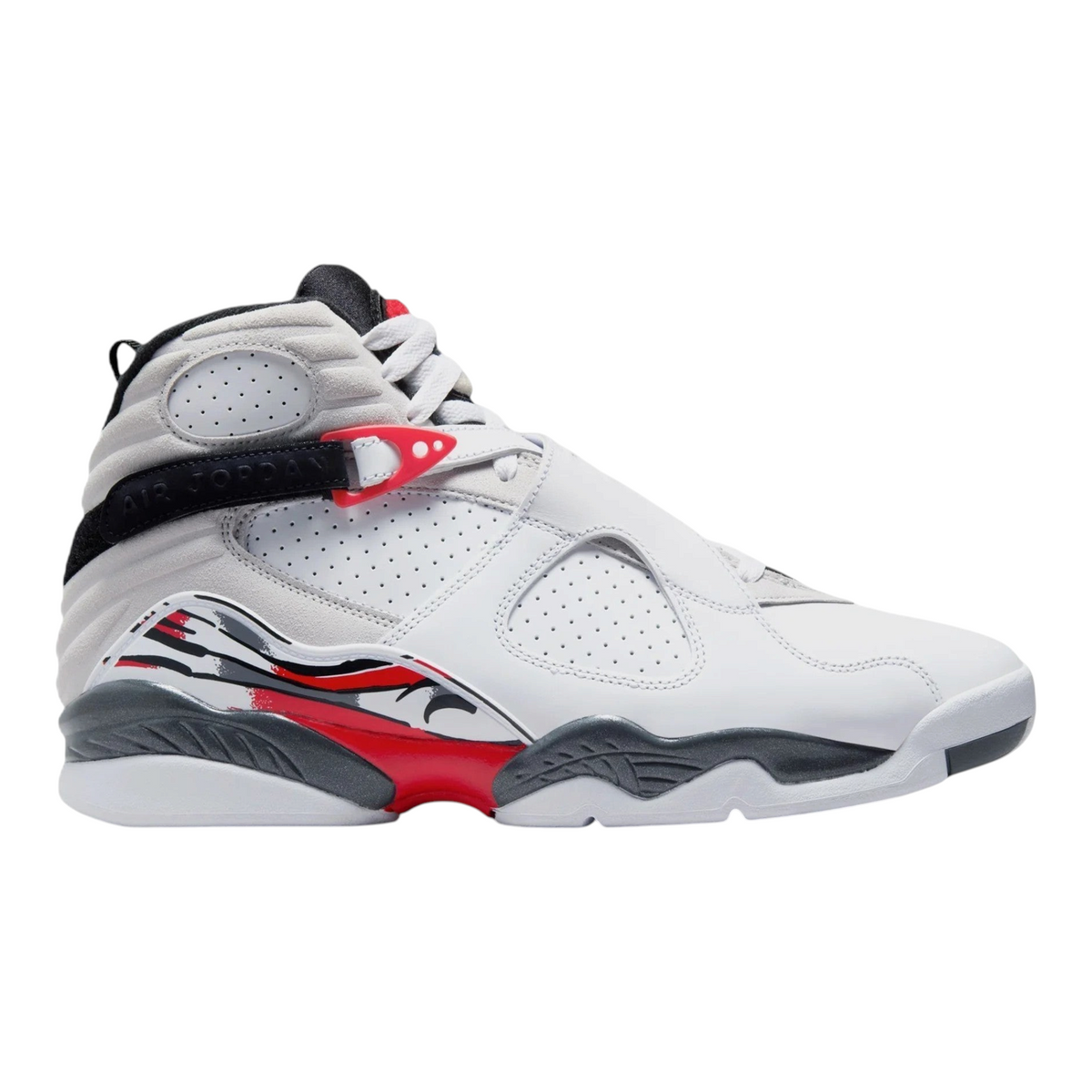 Jordan 8 Retro White And True Red Men's