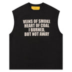 WSC Tee Veins Diamond Sleeveless Black