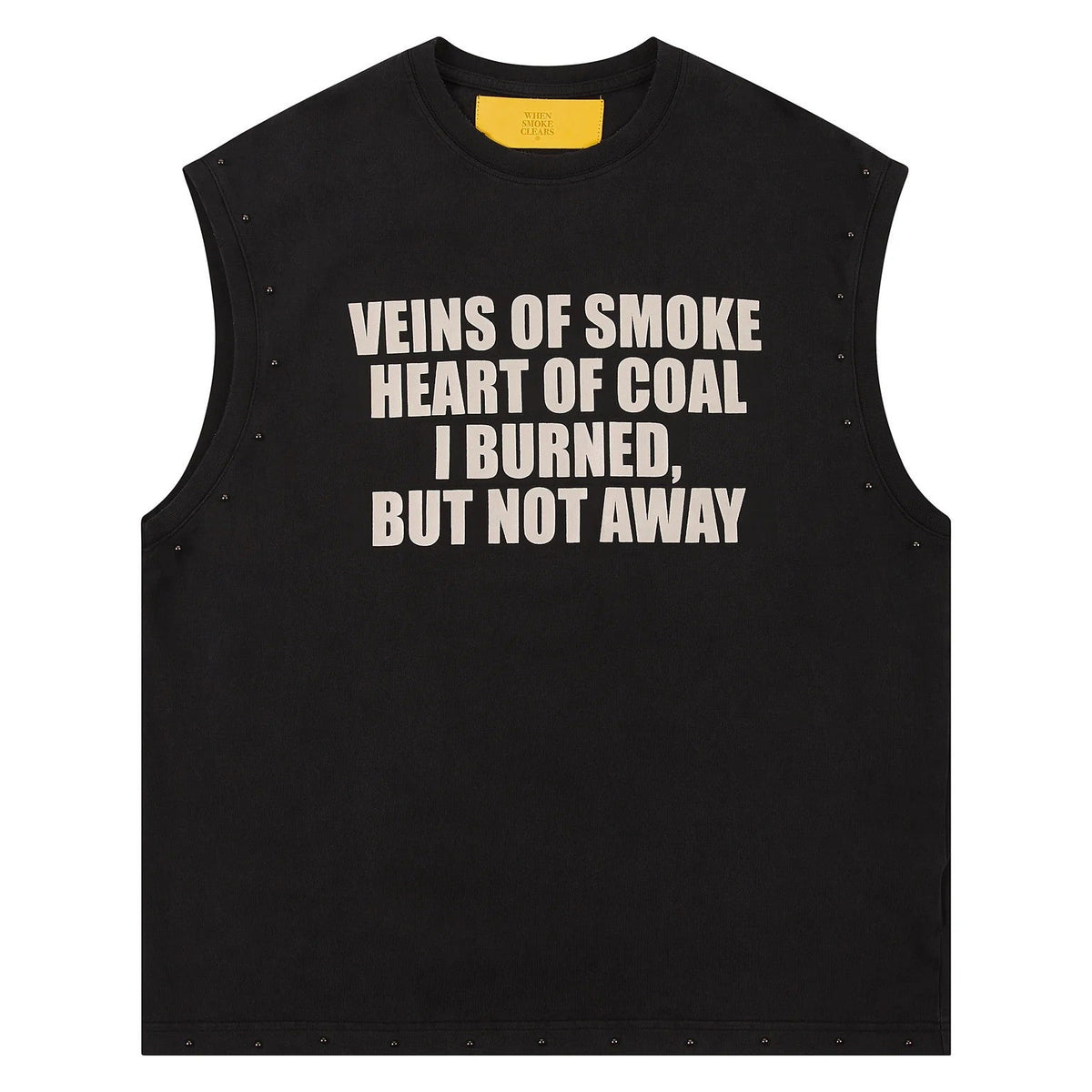 WSC Tee Veins Diamond Sleeveless Black