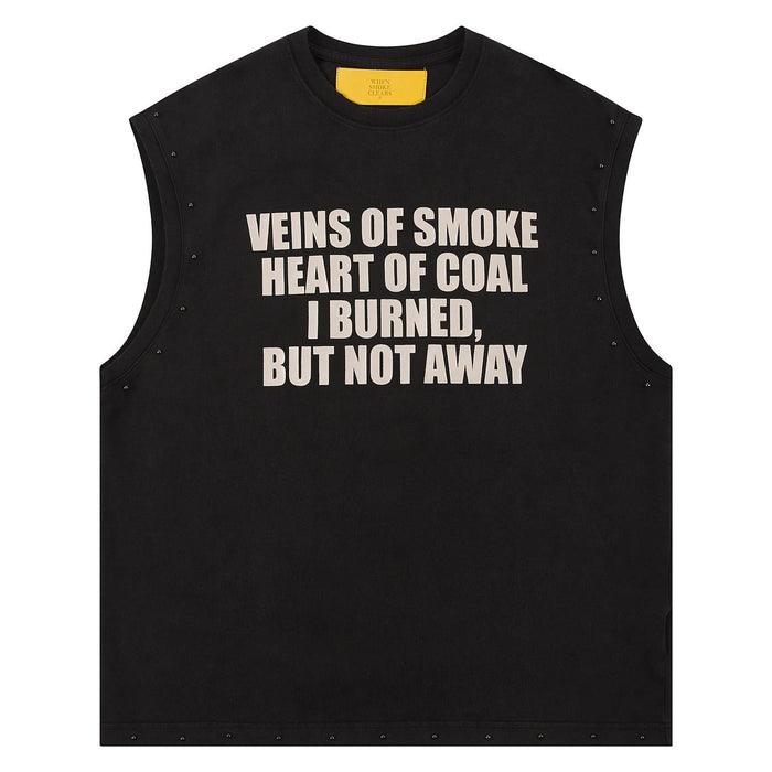 WSC Tee Veins Diamond Sleeveless Black